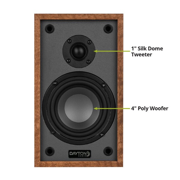 Main product image for Dayton Audio Classic B40 Bookshelf Speaker Pair Wood300-251